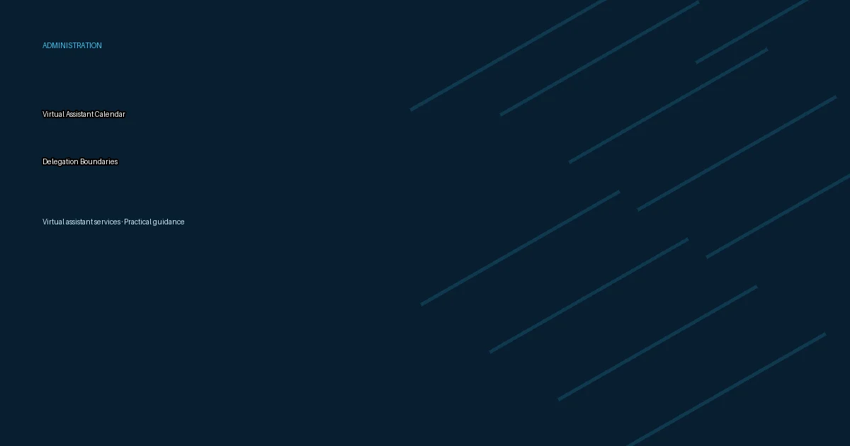 Executive Calendar Management Service: 15 Scope Questions