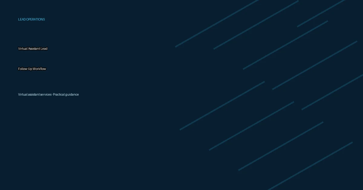 Virtual Assistant Lead Follow-Up Workflow